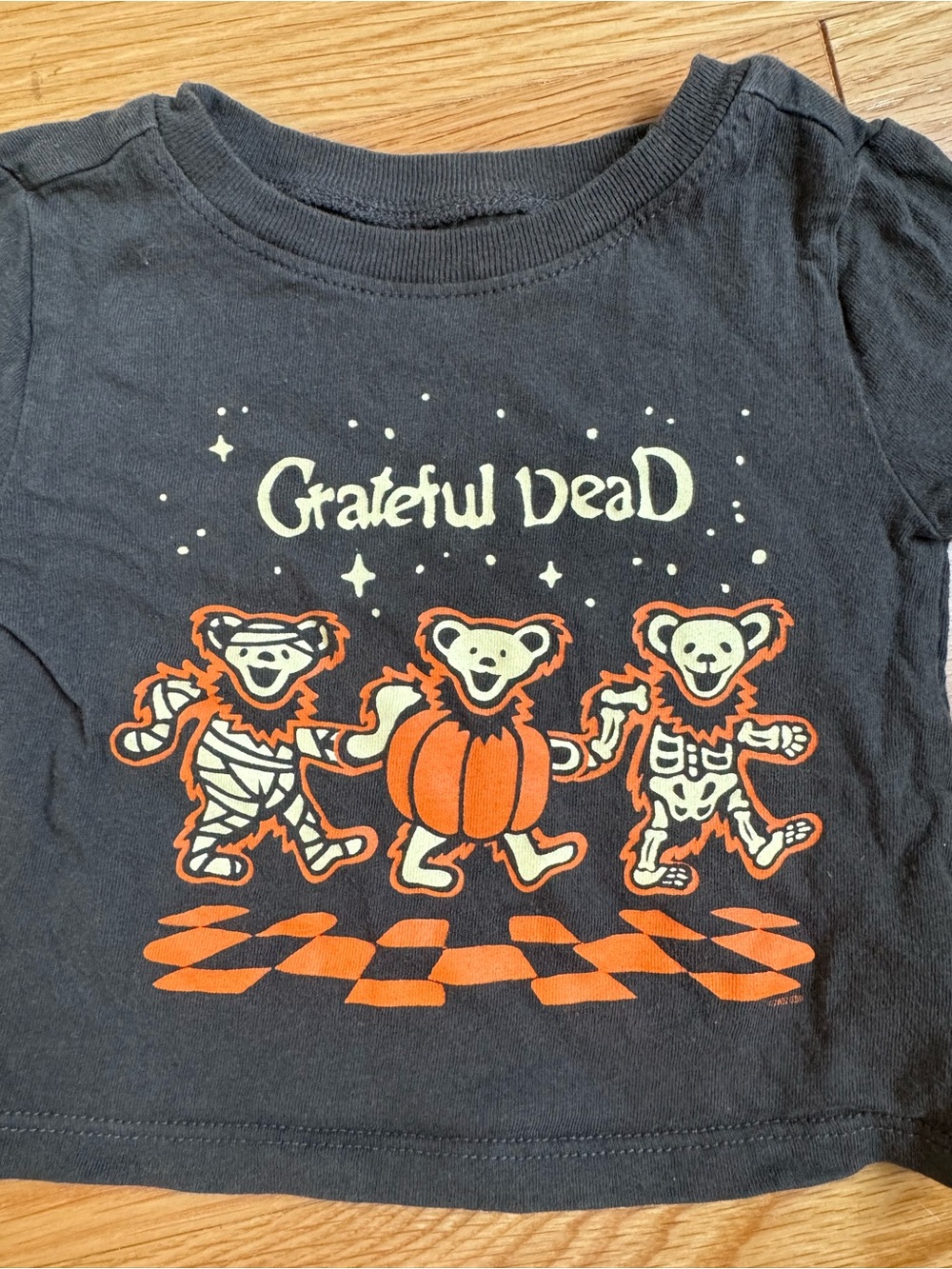 Grateful Dead Kids Black Halloween Tee